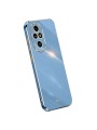 Предпазен удароустойчив гръб с галванизирана рамка за Honor 200 Pro - син
