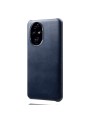 Устойчив на надраскване предпазен гръб от еко кожа за Honor 200 Pro - син