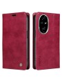 Калъф от еко кожа тип портмоне за Honor 200 Pro - червен