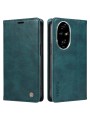 Калъф от еко кожа тип портмоне за Honor 200 Pro - син