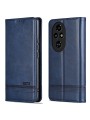Калъф от еко кожа тип портмоне за Honor 200 Pro - син