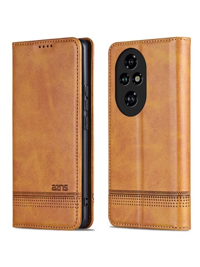 Калъф от еко кожа тип портмоне за Honor 200 Pro - кафяв Калъф от еко кожа тип портмоне за Honor 200 Pro - кафяв
