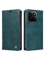 Калъф от еко кожа тип портмоне за Honor 200 Smart - син