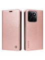 Калъф от еко кожа тип портмоне за Honor 200 Smart - розов