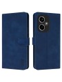 Калъф от еко кожа тип портмоне за Honor 400 - син