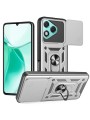 Удароустойчив предпазен гръб за Honor 400 Lite - сребрист