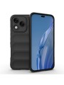 Противоплъзгащ предпазен гръб за Honor 400 Lite - черен