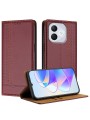 Предпазен калъф тип портмоне за Honor 400 Lite - червен