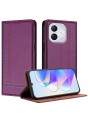 Предпазен калъф тип портмоне за Honor 400 Lite - лилав
