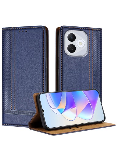 Предпазен калъф тип портмоне за Honor 400 Lite - син Предпазен калъф тип портмоне за Honor 400 Lite - син