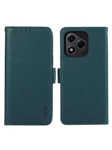 Калъф от еко кожа тип портмоне с RFID блокиране за Honor 400 Lite - зелен Калъф от еко кожа тип портмоне с RFID блокиране за Honor 400 Lite - зелен