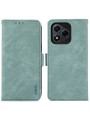 Калъф от еко кожа тип портмоне с RFID блокиране за Honor 400 Lite - син