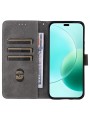 Калъф от еко кожа тип портмоне с RFID блокиране за Honor 400 Lite - зелен