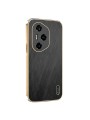 Предпазен удароустойчив гръб с галванизирана рамка за Honor 400 Pro - черен