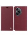 Калъф за телефон от еко кожа тип портмоне за Honor 400 Pro - червен