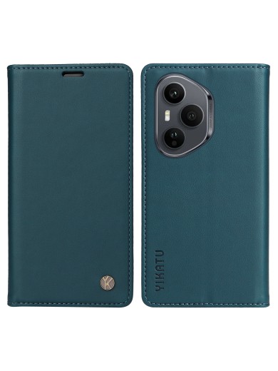 Калъф за телефон от еко кожа тип портмоне за Honor 400 Pro - зелен Калъф за телефон от еко кожа тип портмоне за Honor 400 Pro - зелен