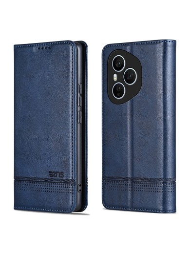 Калъф от еко кожа тип портмоне за Honor 400 Pro - син Калъф от еко кожа тип портмоне за Honor 400 Pro - син