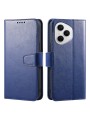 Предпазен калъф от еко кожа за Honor 400 Pro - син