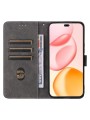 Калъф от еко кожа тип портмоне с RFID блокиране за Honor 400 Pro - син