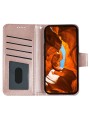 Предпазен калъф от еко кожа за Honor 400 Pro - розов