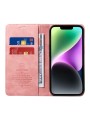 Калъф от еко кожа тип портмоне с RFID  блокираща технология за Honor 400 Pro - розов