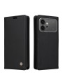 Калъф за телефон от еко кожа тип портмоне за Honor 600 - черен