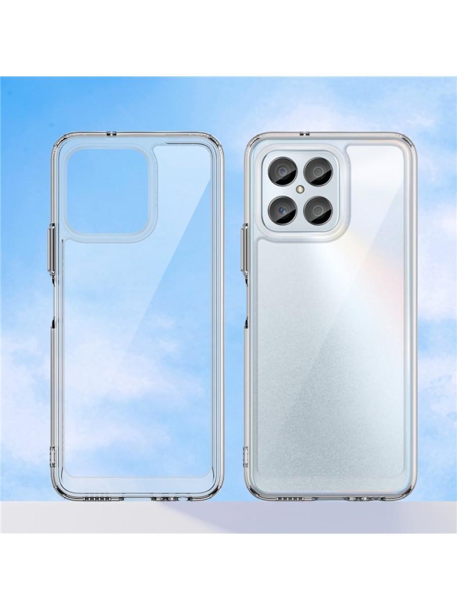 Устойчив на надраскване предпазен гръб за Honor 70 Lite - черен