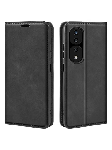Калъф от еко кожа тип портмоне за Honor 70 Pro - черен Калъф от еко кожа тип портмоне за Honor 70 Pro - черен