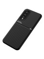Гръб с покритие от еко кожа за Honor 80 Pro - черен