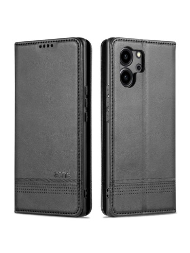 Калъф от еко кожа тип портмоне за Honor 80 SE - черен Калъф от еко кожа тип портмоне за Honor 80 SE - черен