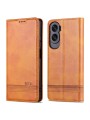Калъф от еко кожа тип портмоне за Honor 90 Lite - кафяв