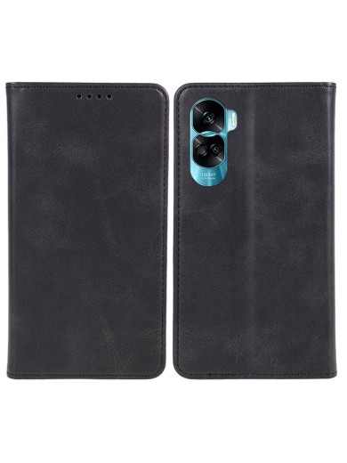Калъф от еко кожа тип портмоне за Honor 90 Lite - черен Калъф от еко кожа тип портмоне за Honor 90 Lite - черен