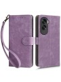 Калъф от еко кожа тип портмоне с RFID блокиране за Honor 90 Lite - лилав