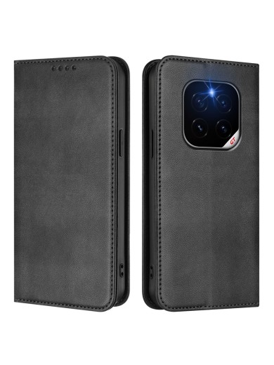 Калъф от еко кожа тип портмоне с RFID блокиране за Honor GT Pro - черен Калъф от еко кожа тип портмоне с RFID блокиране за Honor GT Pro - черен