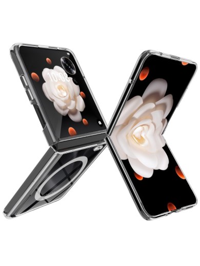 Гръб от изкуствена кожа съвместим с Magsafe за Honor Magic V Flip