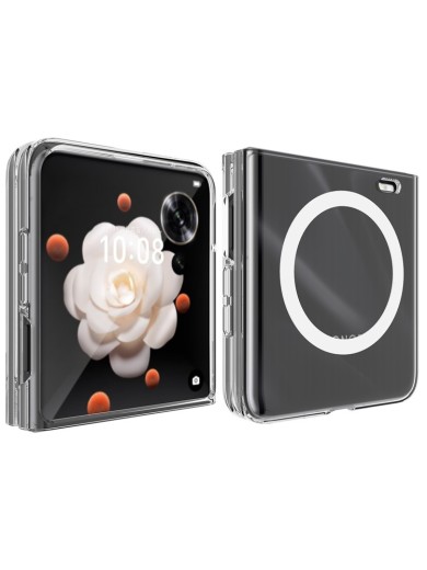 Гръб от изкуствена кожа съвместим с Magsafe за Honor Magic V Flip