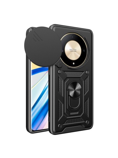 Удароустойчив предпазен гръб за Honor Magic6 Lite - черен