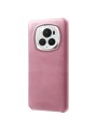 Предпазен гръб от eко кожа за Honor Magic6 Pro - розов