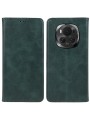 Калъф от еко кожа тип портмоне за Honor Magic6 Pro - зелен
