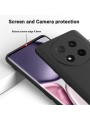 Предпазен удароустойчив силиконов гръб с каишка за Honor Magic7 Lite - черен