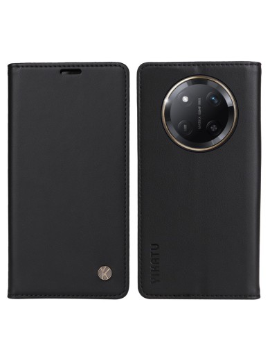 Калъф за телефон от еко кожа тип портмоне за Honor Magic7 Lite - черен Калъф за телефон от еко кожа тип портмоне за Honor Magic7 Lite - черен