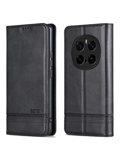 Калъф от еко кожа тип портмоне за Honor Magic7 Pro - черен Калъф от еко кожа тип портмоне за Honor Magic7 Pro - черен
