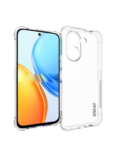 Предпазен противоплъзгащ се гръб за Honor Play 80 Plus - прозрачен Предпазен противоплъзгащ се гръб за Honor Play 80 Plus - прозрачен