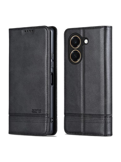 Калъф от еко кожа тип портмоне за Honor Play 80 Plus - черен Калъф от еко кожа тип портмоне за Honor Play 80 Plus - черен