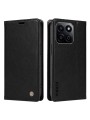 Калъф от еко кожа тип портмоне за Honor Play9T - черен