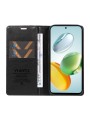Калъф от еко кожа тип портмоне за Honor Play9T - черен