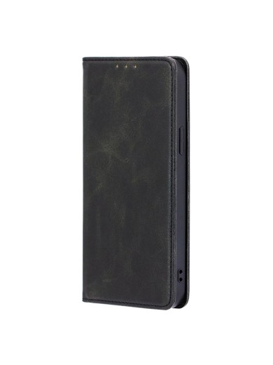 Калъф от еко кожа тип портмоне за Honor X40 - черен