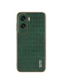 Предпазен гръб от еко кожа с крокодилски шарки за Honor X50i - зелен