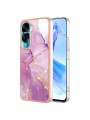 Предпазен удароустойчив гръб с мраморни шарки за Honor X50i - лилав