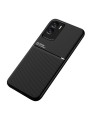 Гръб с покритие от еко кожа за Honor X50i - черен